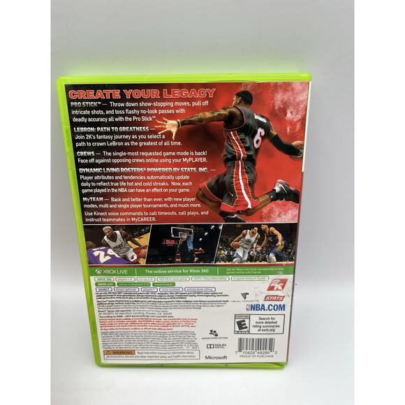 NBA 2K14 (Microsoft Xbox 360, 2013) Complete CIB w/Manual - Tested Video Game - Picture 2 of 5